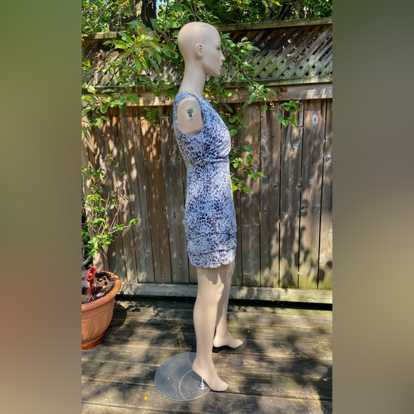 Animal Print Asymmetrical Mini Dress - Picture 8 of 14